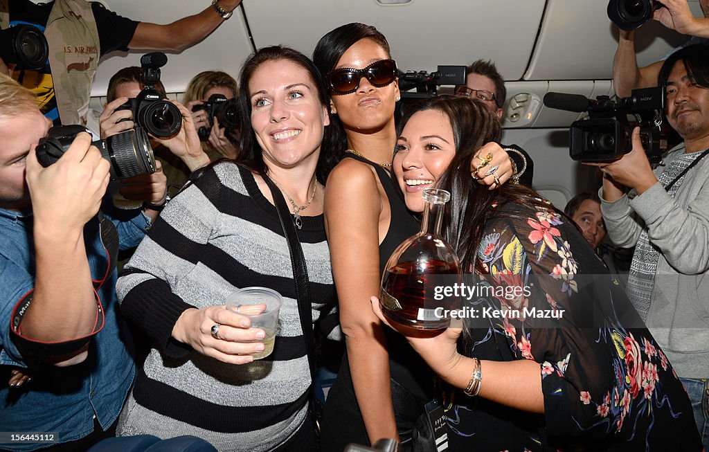 Rihanna 777 Tour In Celebration Of The Release of "Unapologetic"- Behind-the-Scenes