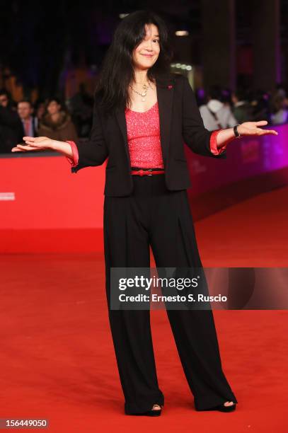 Lyda Chen attend the 'Bloody Daughter' Premiere during the 7th Rome Film Festival at the Auditorium Parco Della Musica on November 15, 2012 in Rome,...