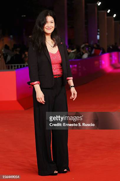 Lyda Chen attend the 'Bloody Daughter' Premiere during the 7th Rome Film Festival at the Auditorium Parco Della Musica on November 15, 2012 in Rome,...