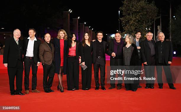 Stephanie Argerich and Lyda Chen , Martha Argerich , Stephen Kovacevich and guests attend the 'Bloody Daughter' Premiere during the 7th Rome Film...