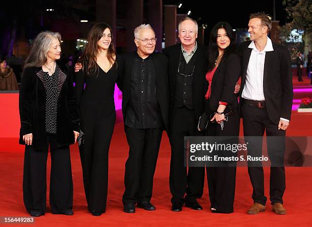 Martha Argerich, Stephanie Argerich, Stephen Kovacevich, Lyda Chen and guests attend the 'Bloody Daughter' Premiere during the 7th Rome Film Festival...