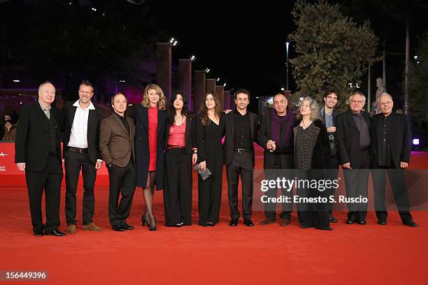 Stephanie Argerich and Lyda Chen , Martha Argerich , Stephen Kovacevich and guests attend the 'Bloody Daughter' Premiere during the 7th Rome Film...
