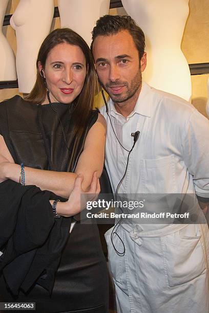 Julia Duhamel, Press and Communications Officer, H & M France, and Edouard Schneider, and Edouard Schneider, ress and Communications Officer, Maison...
