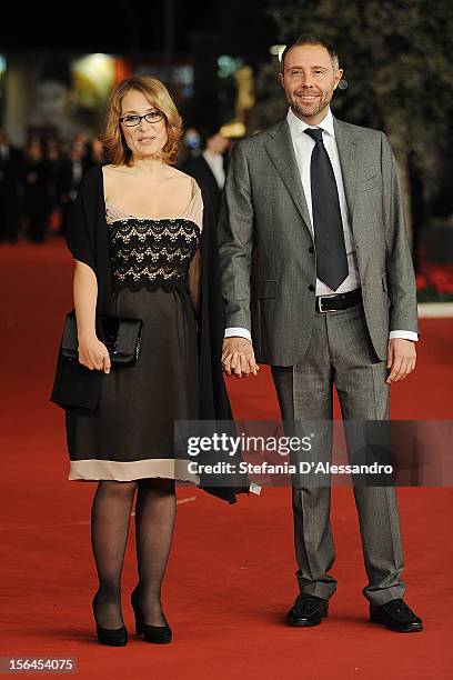 Nicoletta Mantovani and Filippo Vernassa attend 'E La Chiamano Estate' Premiere at Auditorium Parco Della Musica on November 14, 2012 in Rome, Italy.