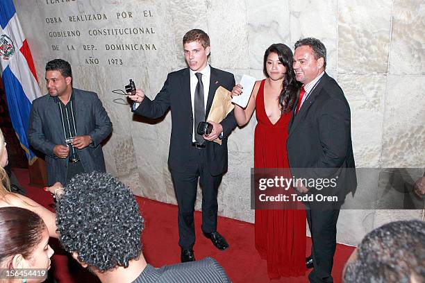 Actress Gina Rodriguez poses at the 6th Annual Dominican Republic Global Film Festival 2012 Day 1 on November 14, 2012 in Santo Domingo, Dominican...