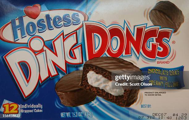 Hostess Brands products are shown on November 15, 2012 in Chicago, Illinois. Hostess Brands Inc. Has warned striking workers with the Bakery,...