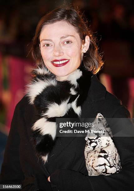 Camilla Rutherford attends the UK Premiere of 'Rise of the Guardians' at Empire Leicester Square on November 15, 2012 in London, England.