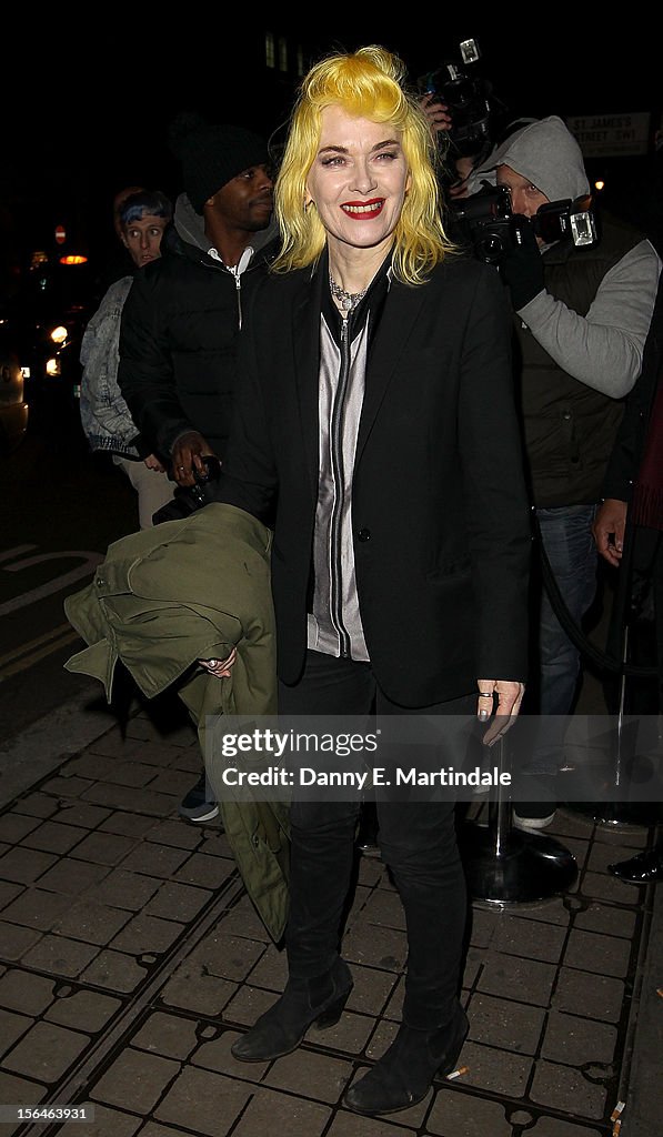 Pam Hogg attends the book launch party for 'Kate: The Kate Moss Book ...