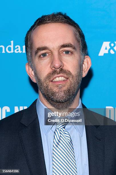 David McMahon attends the 2012 NYC Doc Festival Closing Night Screening Of "The Central Park Five" at SVA Theater on November 15, 2012 in New York...