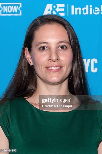 Sarah Burns attends the 2012 NYC Doc Festival Closing Night Screening Of "The Central Park Five" at SVA Theater on November 15, 2012 in New York City.