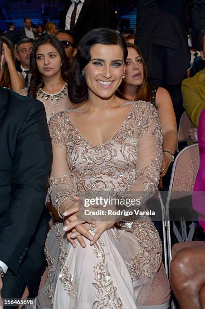 Singer/songwriter Nelly Furtado attends the 13th annual Latin GRAMMY Awards held at the Mandalay Bay Events Center on November 15, 2012 in Las Vegas,...