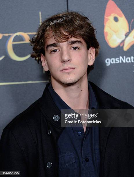 Clemente Lecquio attends the premiere of 'The Twilight Saga: Breaking Dawn - Part 2' at kinepolis Cinema on November 15, 2012 in Madrid, Spain.