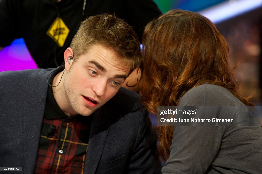 Robert Pattinson and Kristen Stewart Attend 'El Hormiguero' Tv Show