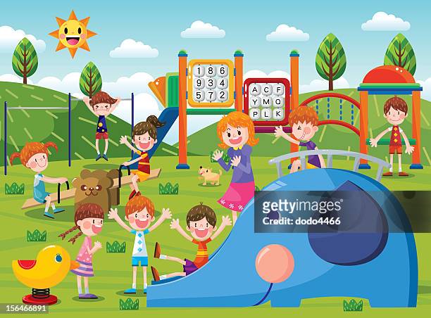 2,531 Playground High Res Illustrations - Getty Images