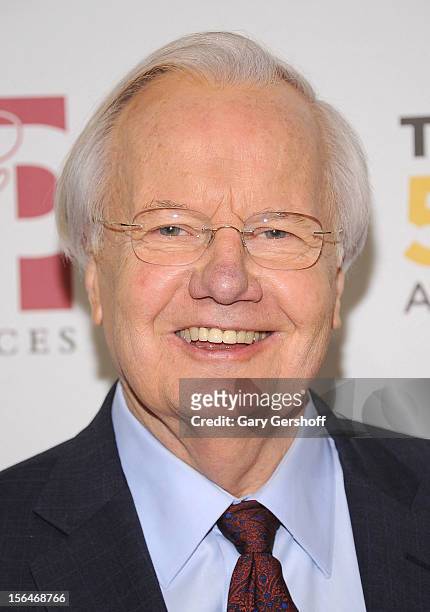 Journalist Bill Moyers attends the THIRTEEN 50th Anniversary Gala Salute at the David H. Koch Theater, Lincoln Center on November 15, 2012 in New...