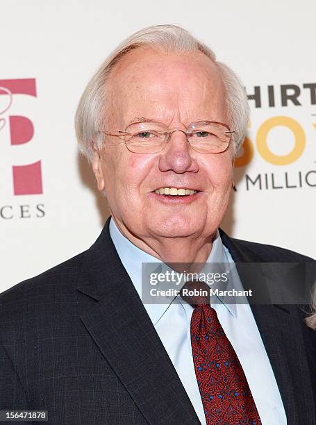 Bill Moyers attends the THIRTEEN 50th Anniversary Gala Salute at David Koch Theatre at Lincoln Center on November 15, 2012 in New York City.