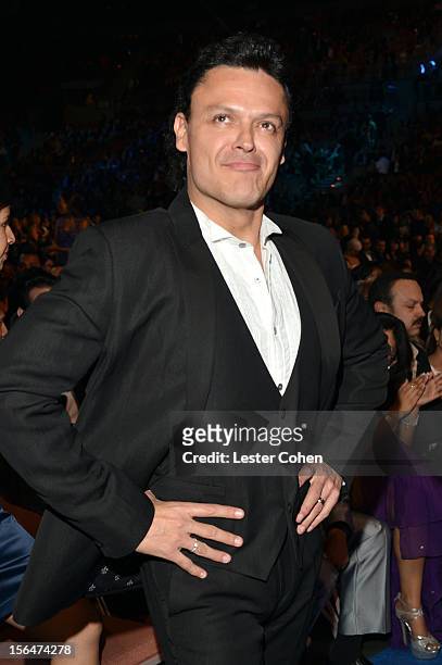 Singer Pedro Fernandez during the 13th annual Latin GRAMMY Awards held at the Mandalay Bay Events Center on November 15, 2012 in Las Vegas, Nevada.