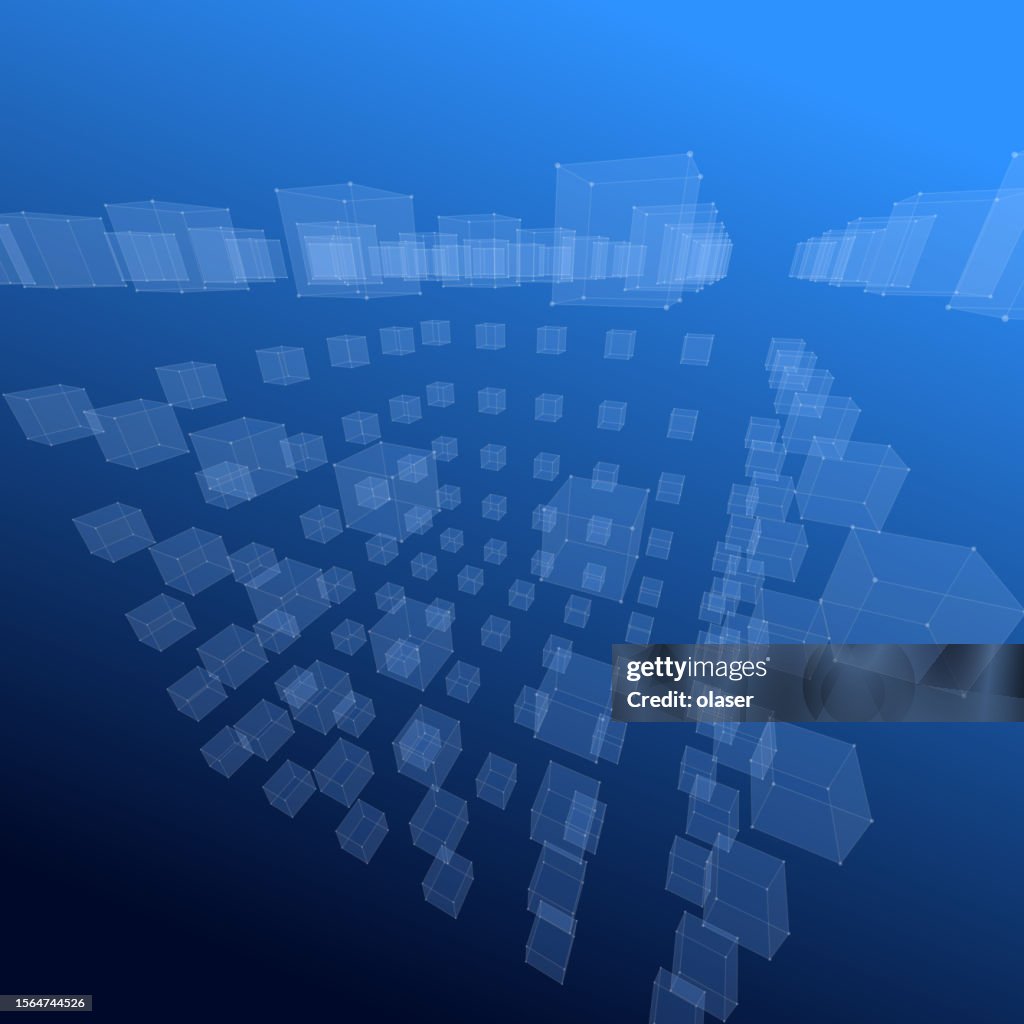 Closeup Of Data Cubes Database Concept High-Res Vector Graphic - Getty ...