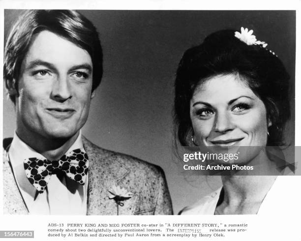 Perry King And Meg Foster in a scene from the film 'A Different Story', 1978.