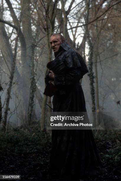 Robert De Niro walking in forest in a scene from the film 'Frankenstein', 1994.