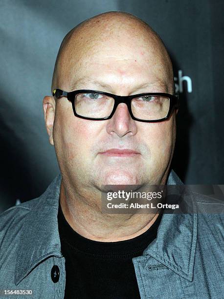 Composer Timothy Andrew Edwards arrives for sCare Foundation's 2nd Annual Halloween Benefit held at The Conga Room at L.A. Live on October 28, 2012...