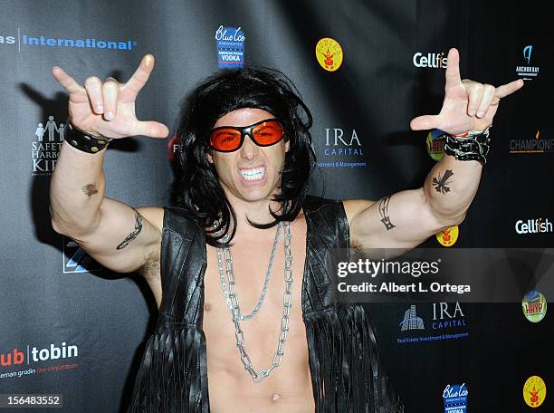 Actor Greg Lindsay arrives for sCare Foundation's 2nd Annual Halloween Benefit held at The Conga Room at L.A. Live on October 28, 2012 in Los...
