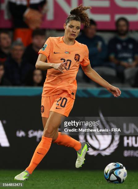 Dominique Janssen of Netherlands pictuerd during the FIFA Women's World Cup Australia & New Zealand 2023 Group E match between Netherlands and...
