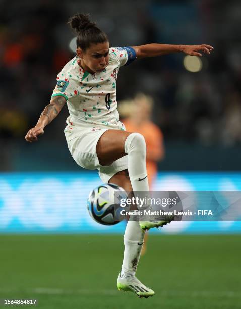 Ana Borges of Portugal pictuerd during the FIFA Women's World Cup Australia & New Zealand 2023 Group E match between Netherlands and Portugal at...