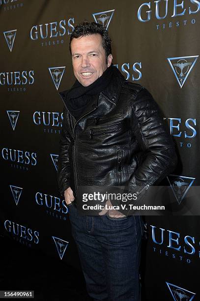Lothar Matthaeus attends 'Guess Presents Tiesto' at P1 on November 15, 2012 in Munich, Germany.