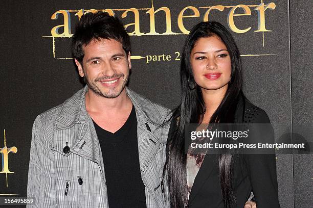 David de Maria attends 'The Twilight Saga: Breaking Dawn - Part 2' photocall at Kinepolis Cinema on November 15, 2012 in Madrid, Spain.