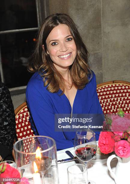 Mandy Moore attends Juan Carlos Obando Jewelry Collection Launch Dinner at Chateau Marmont on November 15, 2012 in Los Angeles, California.
