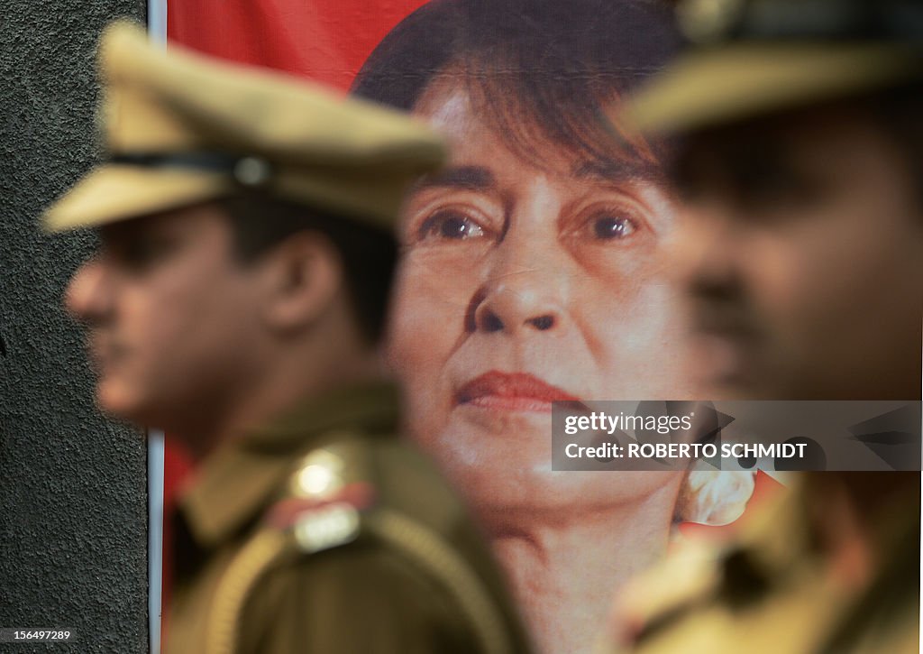 INDIA-MYANMAR-POLITICS-SUU KYI