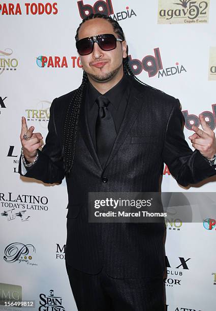 Singer Jay Chris attends the 13th Annual Latin GRAMMY Awards After-party at LAX Nightclub on November 15, 2012 in Las Vegas, Nevada.