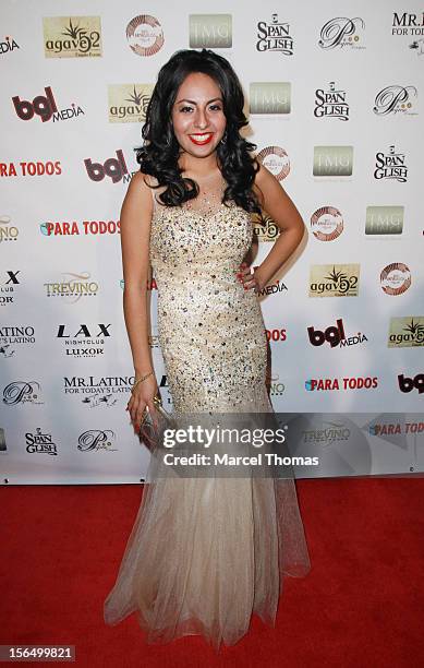 Emilia Flores attends the 13th Annual Latin GRAMMY Awards After-party at LAX Nightclub on November 15, 2012 in Las Vegas, Nevada.