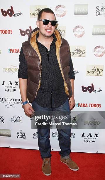 Singer Mafia attends the 13th Annual Latin GRAMMY Awards After-party at LAX Nightclub on November 15, 2012 in Las Vegas, Nevada.