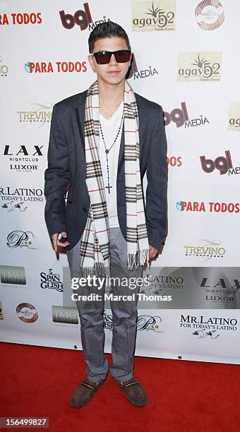 Singer Valentino attends the 13th Annual Latin GRAMMY Awards After-party at LAX Nightclub on November 15, 2012 in Las Vegas, Nevada.