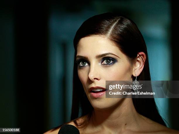 Actress Ashley Greene attends the Cinema Society with The Hollywood Reporter and Samsung Galaxy screening of "The Twilight Saga: Breaking Dawn Part...