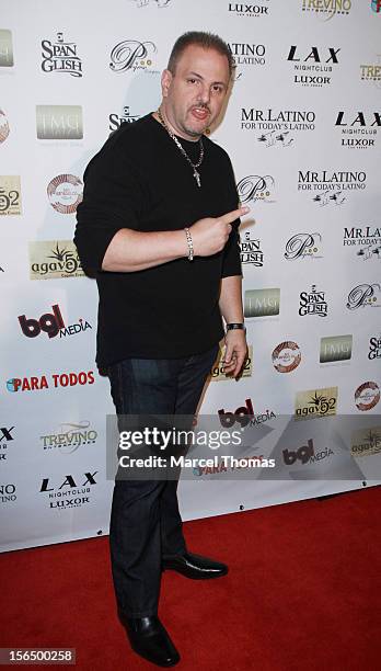 Jammy Johnny Caride attends the 13th Annual Latin GRAMMY Awards After-party at LAX Nightclub on November 15, 2012 in Las Vegas, Nevada.