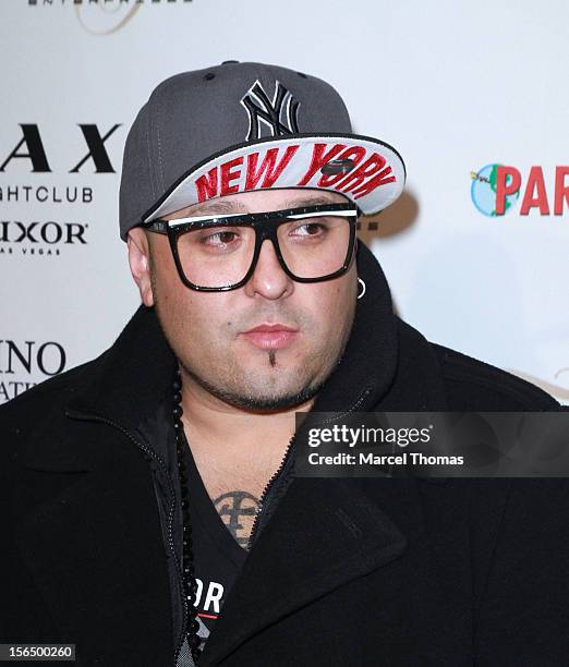 Singer Mafia and DJ K attend the 13th Annual Latin GRAMMY Awards After-party at LAX Nightclub on November 15, 2012 in Las Vegas, Nevada.