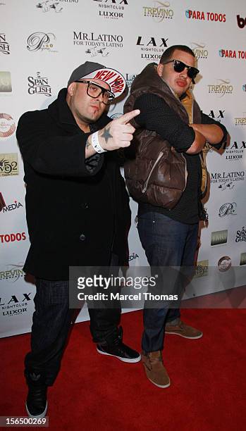 Singer Mafia and DJ K attend the 13th Annual Latin GRAMMY Awards After-party at LAX Nightclub on November 15, 2012 in Las Vegas, Nevada.