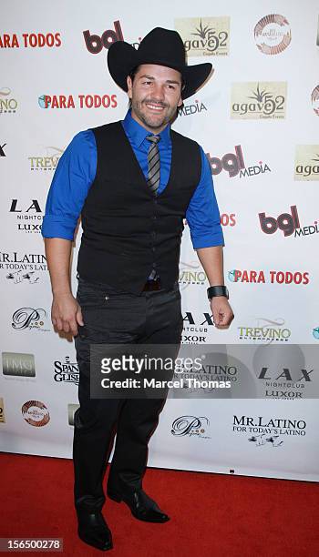 Singer Nash attends the 13th Annual Latin GRAMMY Awards After-party at LAX Nightclub on November 15, 2012 in Las Vegas, Nevada.