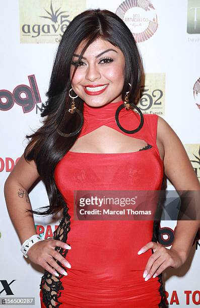 Personality Nadia K attends the 13th Annual Latin GRAMMY Awards After-party at LAX Nightclub on November 15, 2012 in Las Vegas, Nevada.