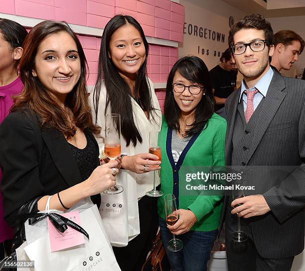 Guests attend the Los Angeles Grand Opening of Georgetown Cupcake Los Angeles on November 15, 2012 in Los Angeles, California.