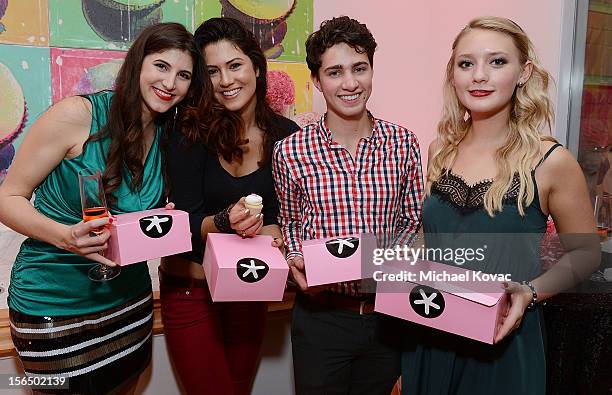 Guests attend the Los Angeles Grand Opening of Georgetown Cupcake Los Angeles on November 15, 2012 in Los Angeles, California.