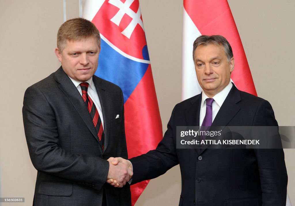 HUNGARY-SLOVAKIA-ORBAN-FICO