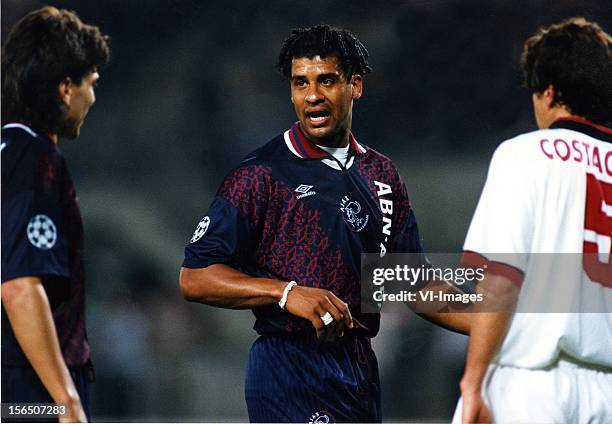 Frank Rijkaard during the Champions League final match between Ajax Amsterdam and AC Milan on May 24, 1995 in Vienna, Austria.