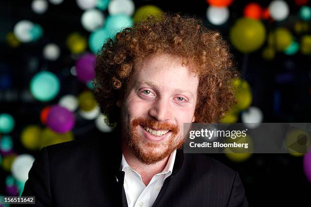Edward Saatchi, chief executive officer of NationalField, poses for a photograph following a Bloomberg Television in London, U.K., on Friday, Nov....