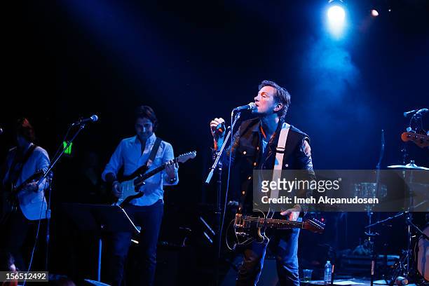 Recording artist Butch Walker performs onstage singing 'Even The Losers' at the first ever Jameson Petty Fest West at El Rey Theatre on November 15,...