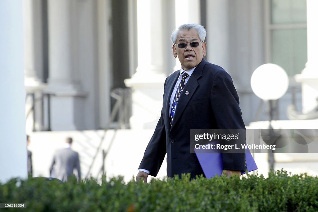 SEIU Secretary-Treasurer Arrives At White House