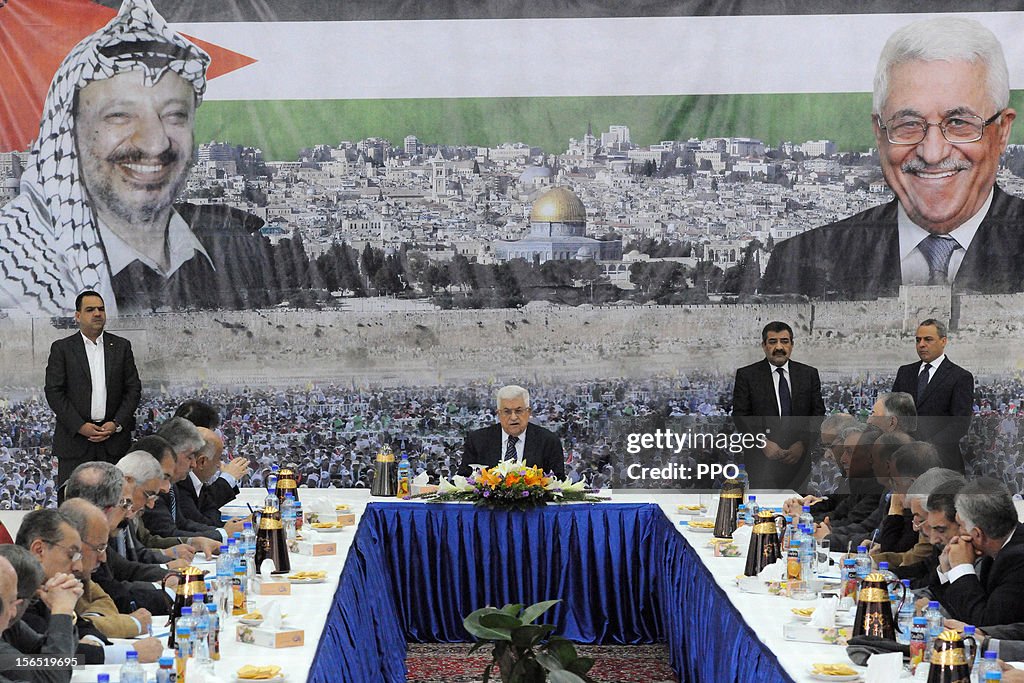 President Mahmoud Abbas Attends Meeting Of Palestinian Leadership